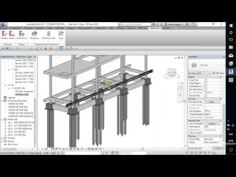Video Revit structure - Bài 8 Triển khai thép dầm tự động... - YouTube