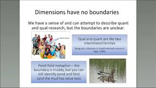 Pat Bazeley on Mixed Methods