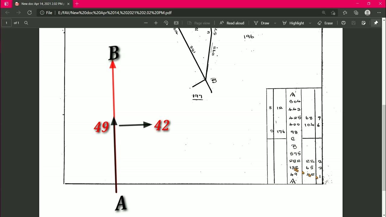 How to draw FMB very eAsY(Field Measurement Book) in telugu