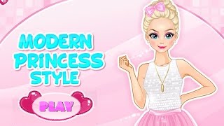 Elsa Modern Princess style dress up game screenshot 5