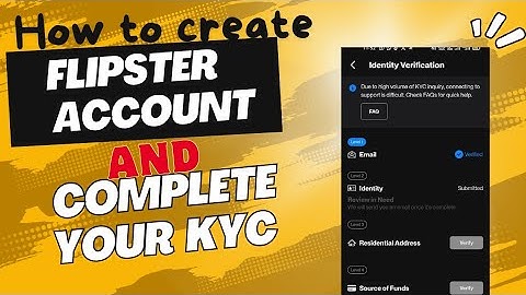 How to create Flipstar Account and complete your KYC | Over wallet Sybil Detection KYC
