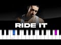 Jay Sean - Ride It (piano tutorial)