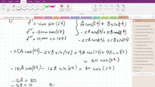 Nik's Live Calculus Stream (DiffEq 2.6 Forced Oscillations and Resonance)