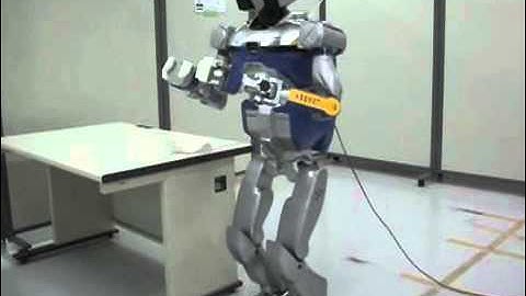 Robot moves like senior citizen