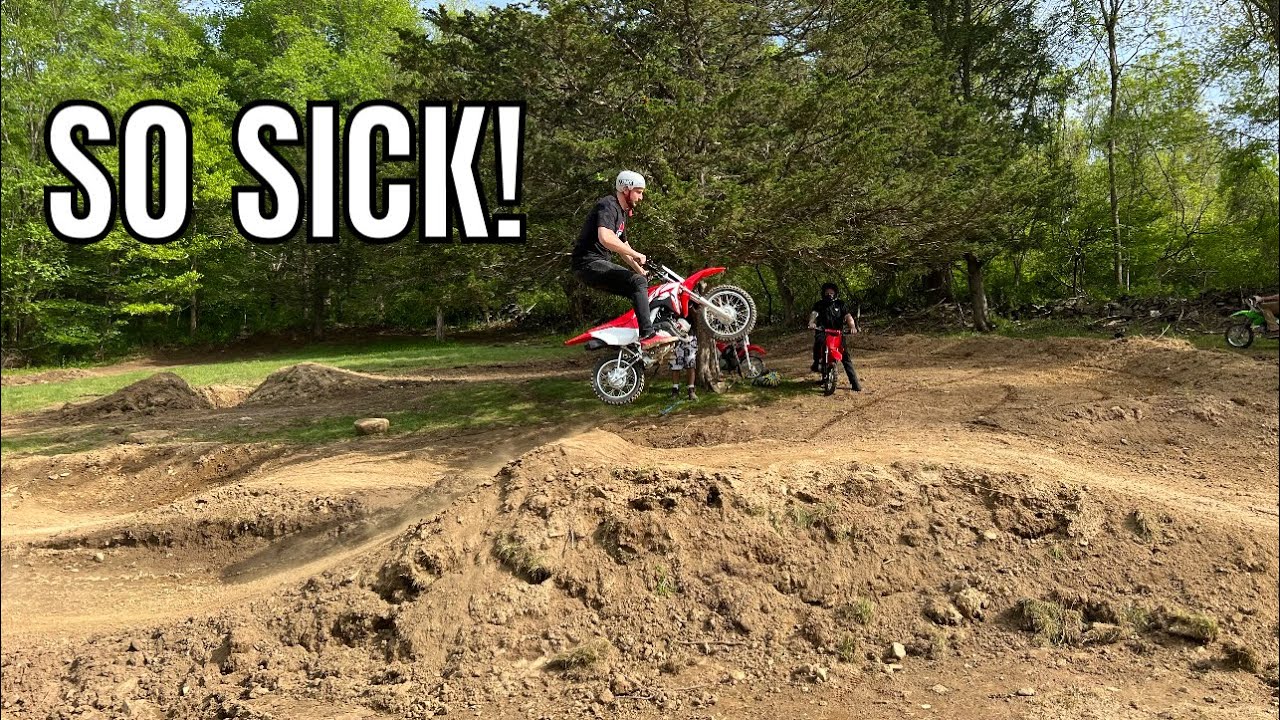 Built My Very Own Pit Bike Track! New Shop Look! YouTube