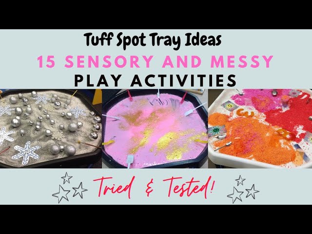 Endless opportunities to play with a tuff tray – Tiger Moon