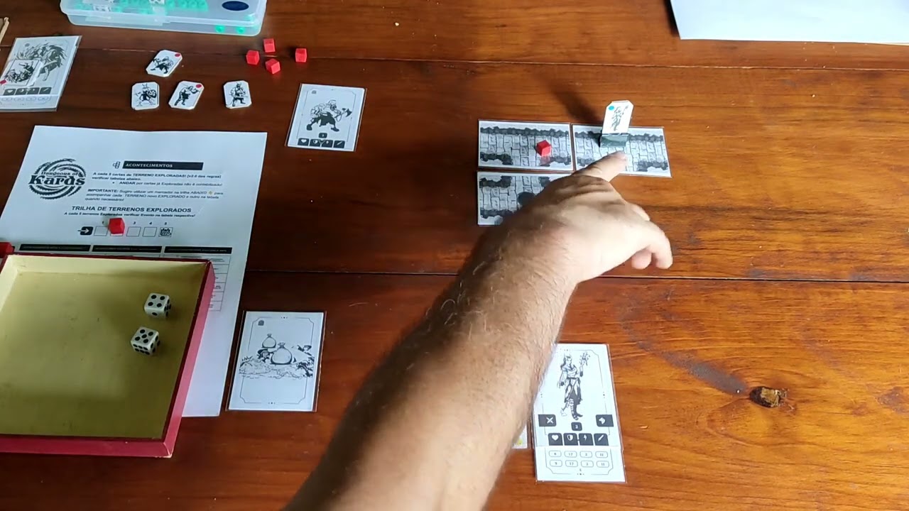 Dungeon of Kards (Gameplay  simulada com explicações ) - 2° parte - final