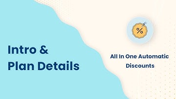 All In One Automatic Discounts Shopify apps | Intro & plan details