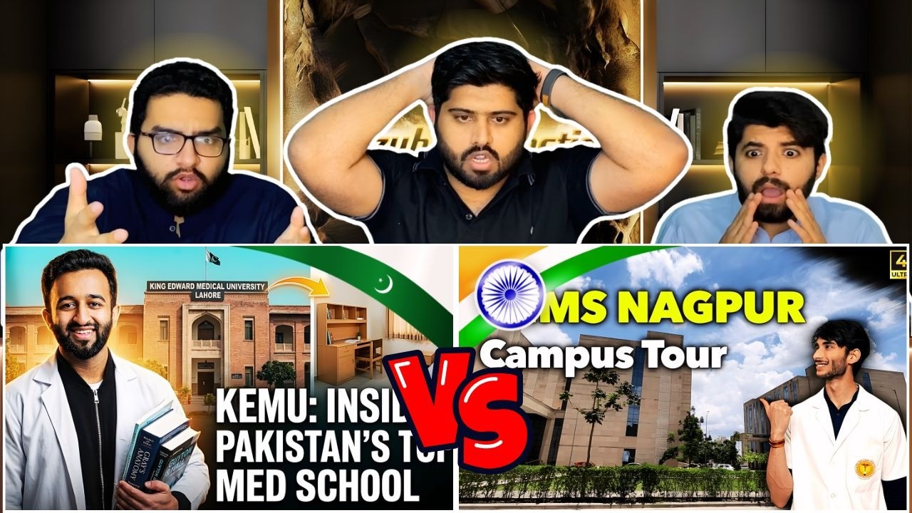 Pakistani reaction on India vs Pakistan Medical College Comparison 🔥