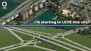 Building a Diverging Diamond Interchange  & City Expansion | Cities Skylines 2 : Florida