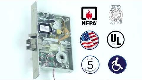 Z7600 Series Motorized Latch Retraction Mortise Locksets