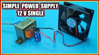 cara membuat power supply 12 volt 1 ampere