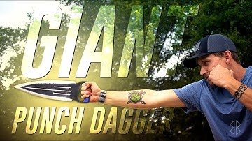 Making a GIANT Push Knife |  Lawn Mower Jousting | Knife Making