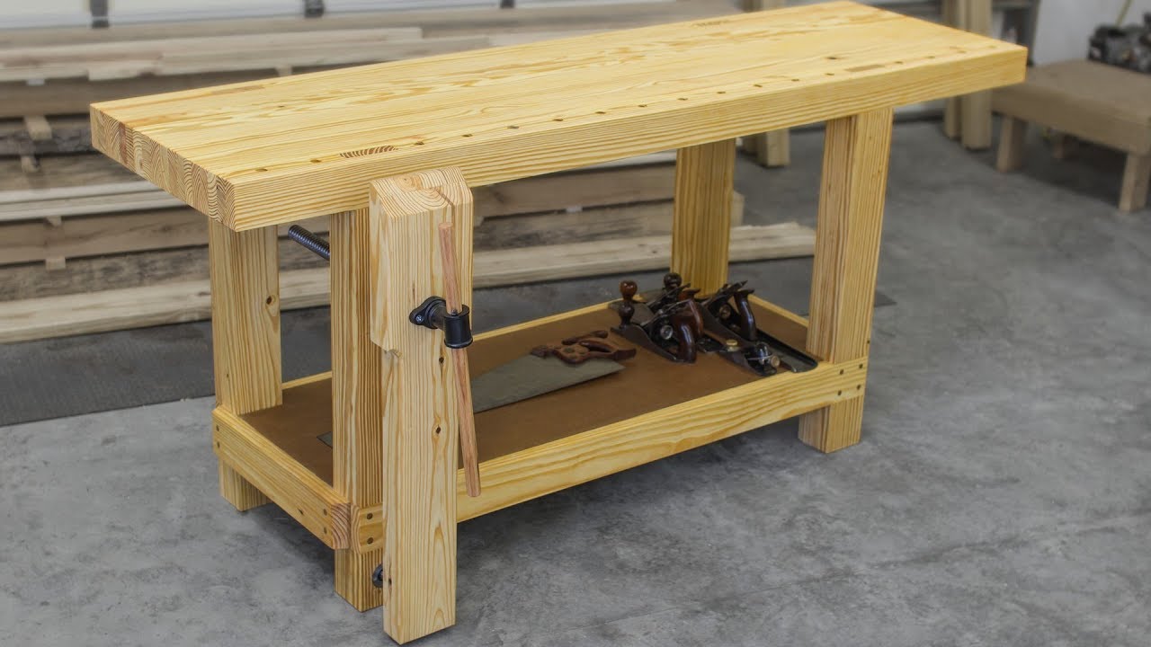 Build a Roubo Inspired Woodworking Workbench - YouTube