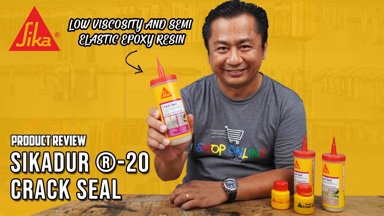 Product Review | Sikadur® 20 Crack Seal | Low Viscosity Semi Elastic Epoxy Resin | Cracks & Cavities