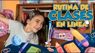 RUTINA DE CLASES EN LÍNEA✏