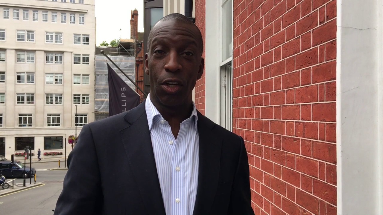 Michael Johnson at the London Sporting Club