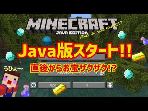【マイクラ1.19】マインクラフトJava版開始!! まずは慣れるところから…と思ったけれどお宝ザクザクでおばちゃん大興奮!! PART253【ゆっくり実況】