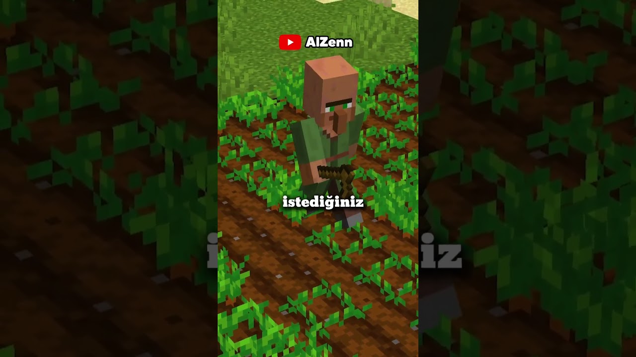Minecraft Köylülerini İşçiniz Yapın! 🤑