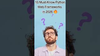 10 Must-Know Python Web Frameworks in 2026 🔥|| #coding #python #programming