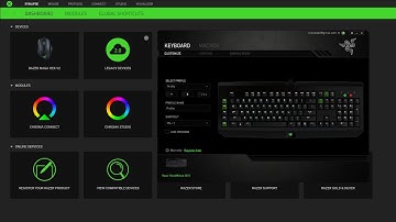 How Razer Blackwidow keyboard works with Razer Synapse, keybinds, lights