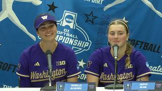 Heather Tarr, players press conference: South Florida 6, Washington 4 (NCAA Fayetteville Regional)