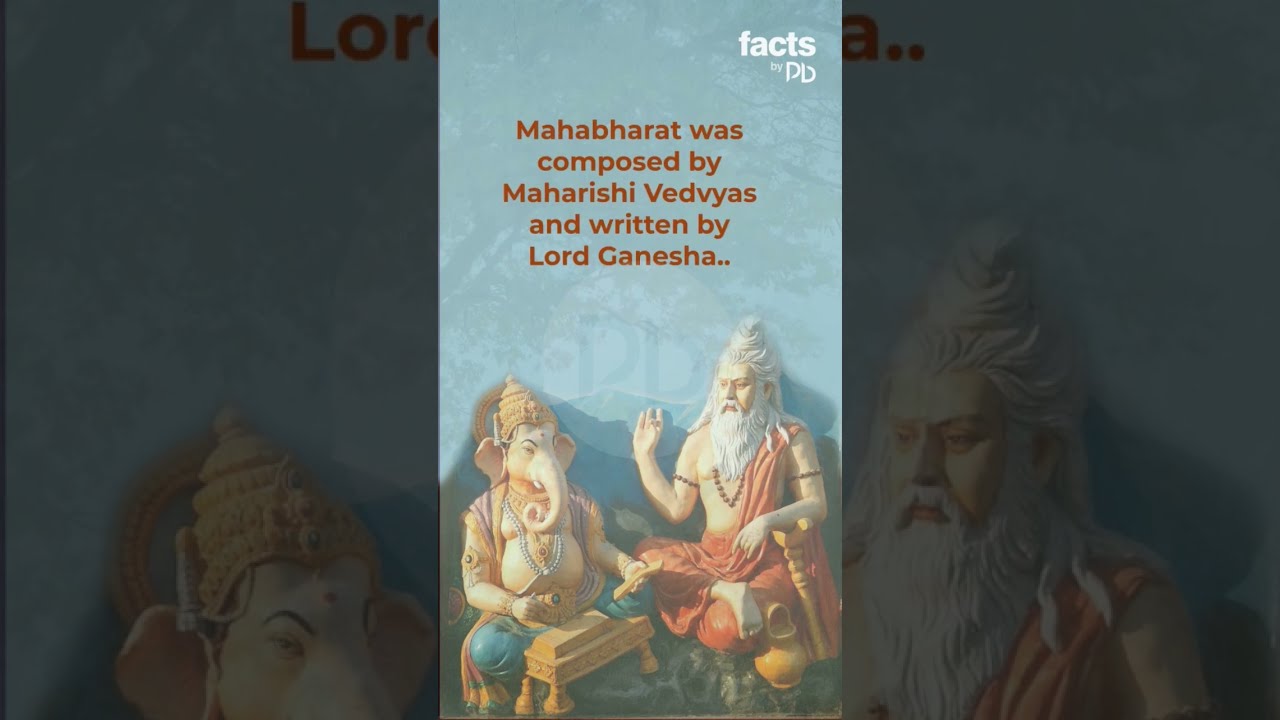 Writer Of Mahabharat Facts By PB facts mahabharat krishna ganesha Writer Of Mahabharat Facts By PB facts mahabharat krishna ganesha