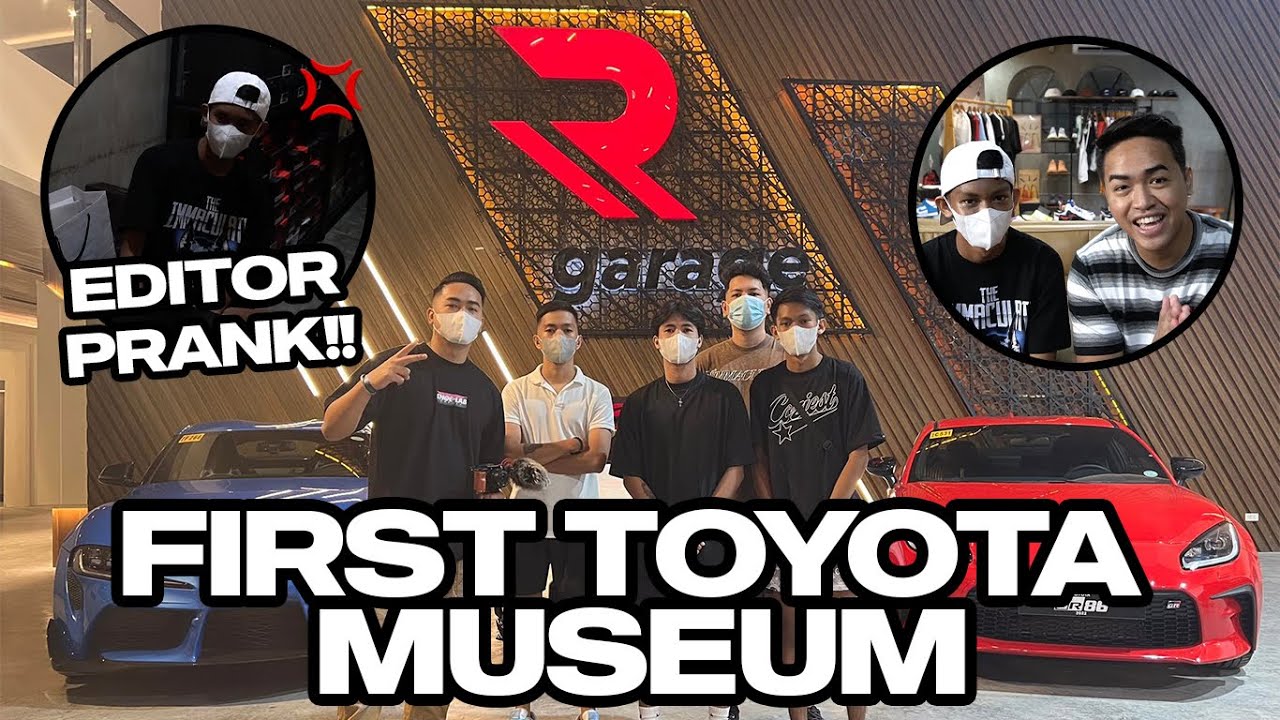 SURPRISE PRANK ON MY EDITOR + QUICK TOUR AT RGARAGE FIRST TOYOTA MUSEUM IN THE PHILIPPINES!