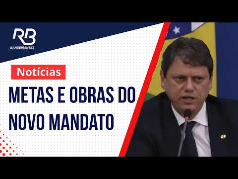 Tarcísio de Freitas projeta metas de gestão, apoia Flávio Bolsonaro e avalia votação em São Paulo