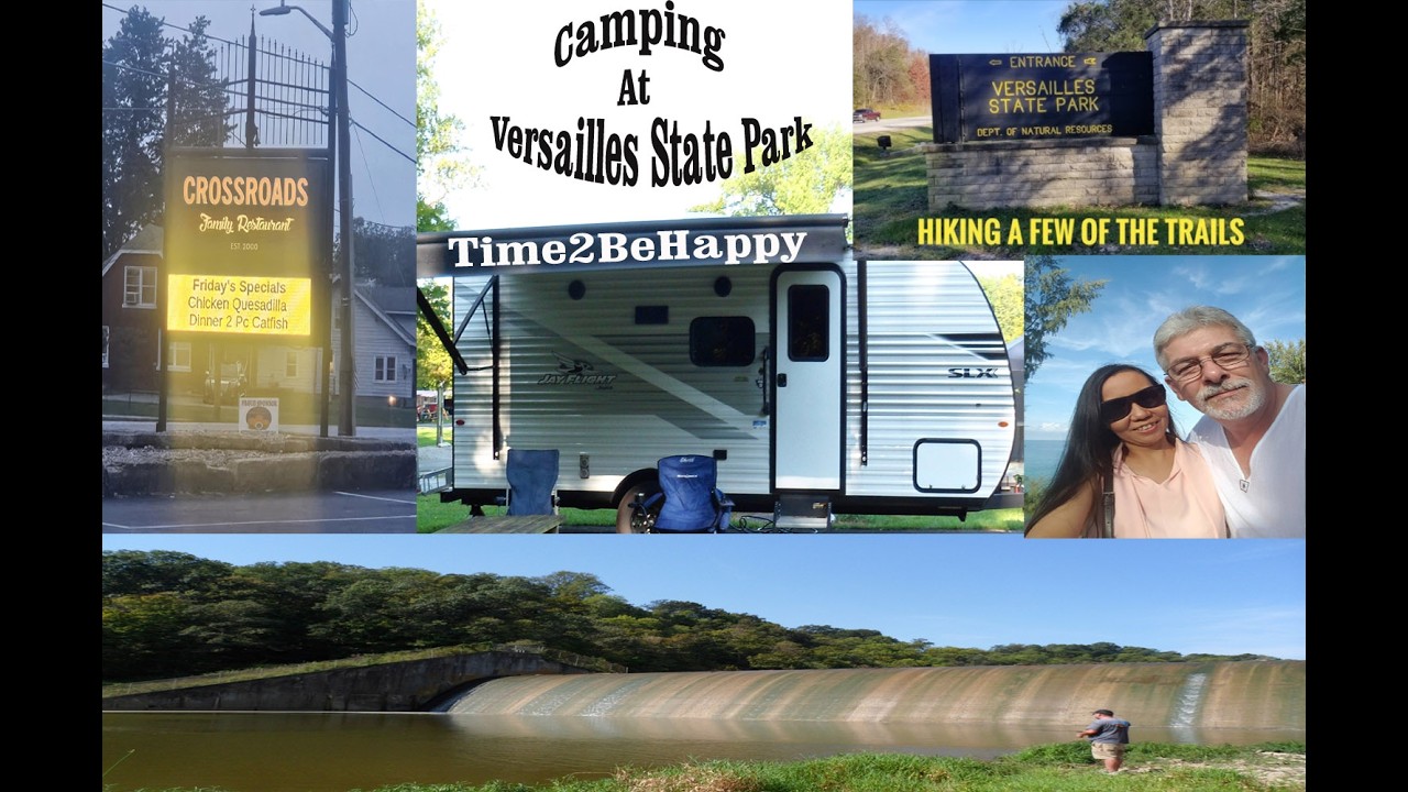 ⁣Camping At Versailles state park , Indiana