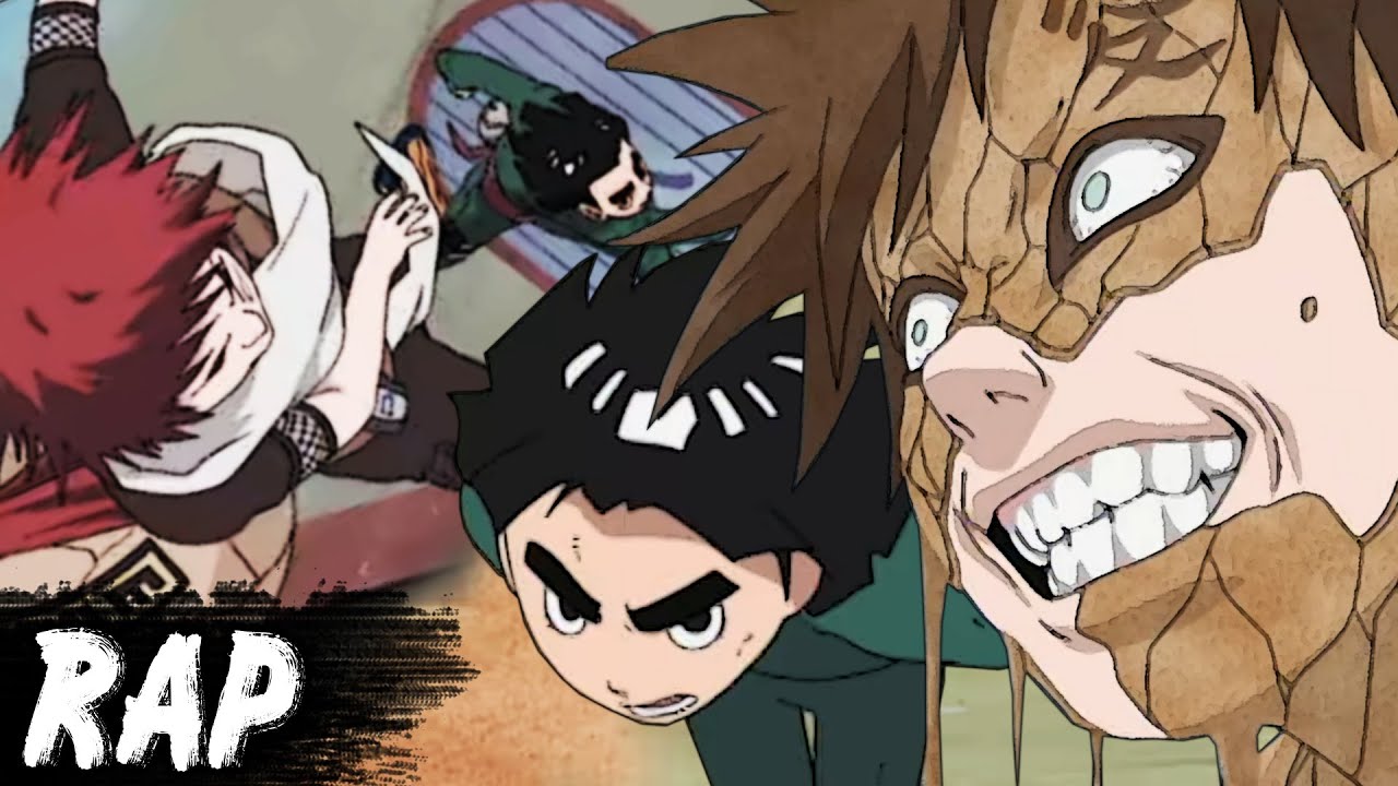 Rock Lee vs Gaara Rap || Naruto: Exámenes Chunin: Preliminares