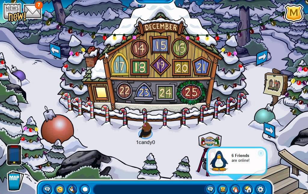 Club Penguin Holiday Party Surprise 3 (17th December Coins for