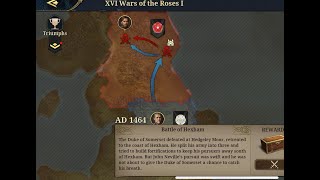 European War VII Medieval Campaign Mode Chapter #17 Wars of the Roses I Hard All Completed