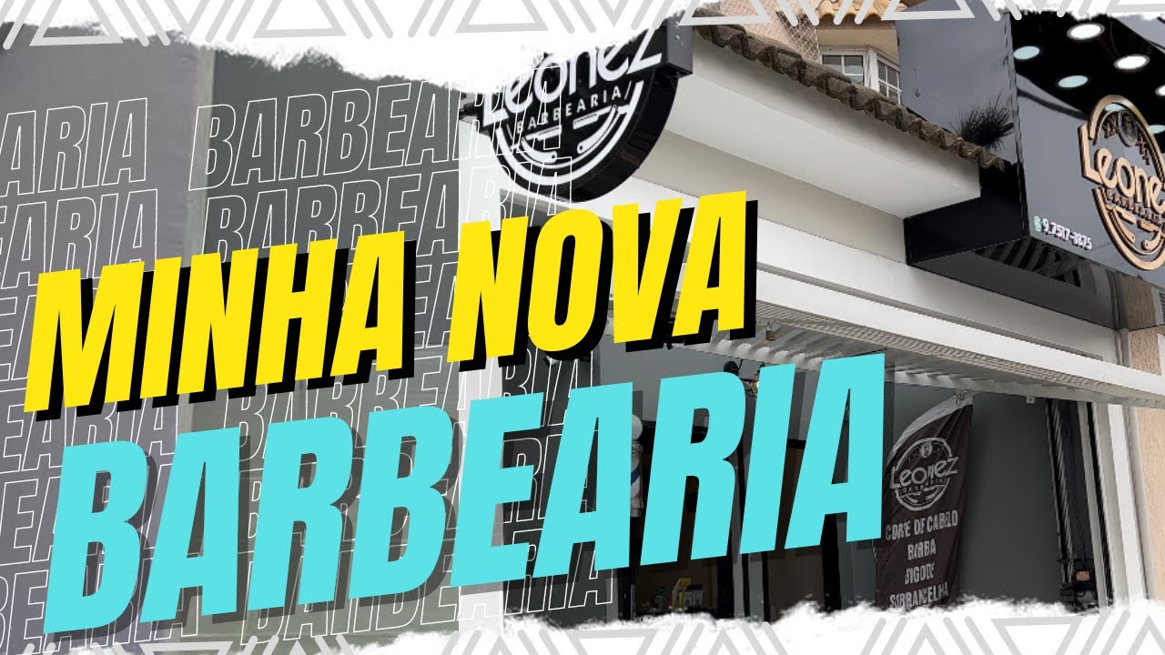 Mostrando como ficou minha nova barbearia - barbearia pós reforma
