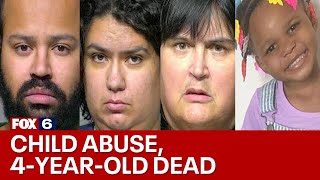 Milwaukee 4-year-old dead after 'longstanding abuse,' 3 charged | FOX6 News Milwaukee
