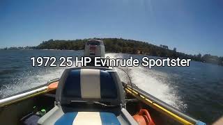 Evinrude 25 HP Sportster Electric Start Converted