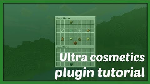 ULTRA COSMETIC PLUGIN || Tutorial [Nederlands/Dutch]