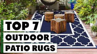 7 Best Outdoor Patio Rugs for 2025