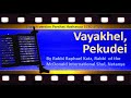 Weekly Parsha with Rav Raphael Katz - 5780 Vayakhel-Pekudei
