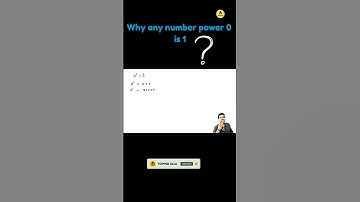 Why any number power 0 is 1 ?? #shorts #maths