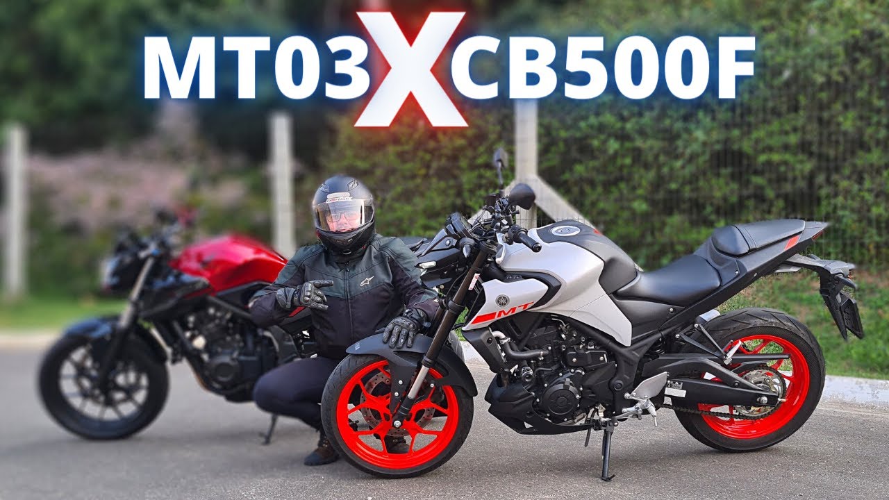 MT03 DEIXANDO A CB500 COMENDO POEIRA?! QUAL ANDOU MAIS?
