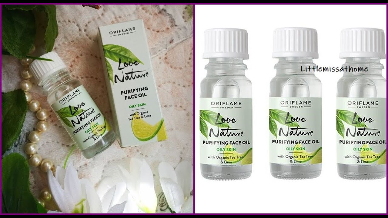 lOVE NATURE Purifying face oil in Organic/ Tea Tree & Lime oil YouTube