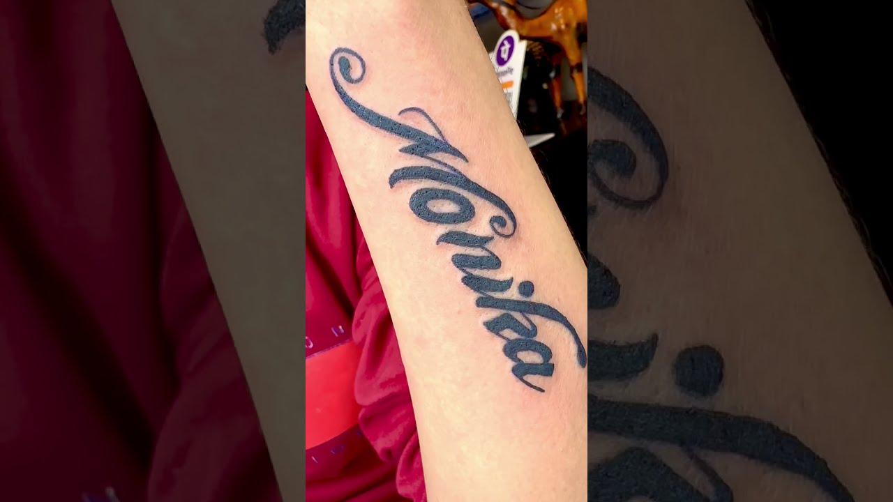 Monica Name Tattoo Designs