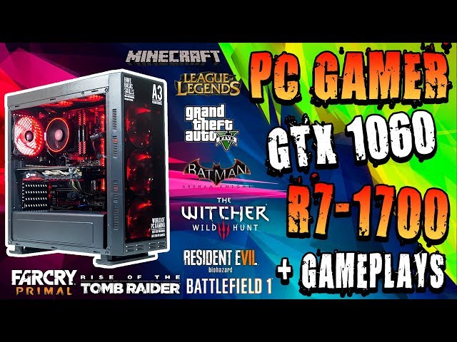 ARMANDO PC GAMER AMD RYZEN 7 1700 - MSI GTX 1060 6GB GAMING X