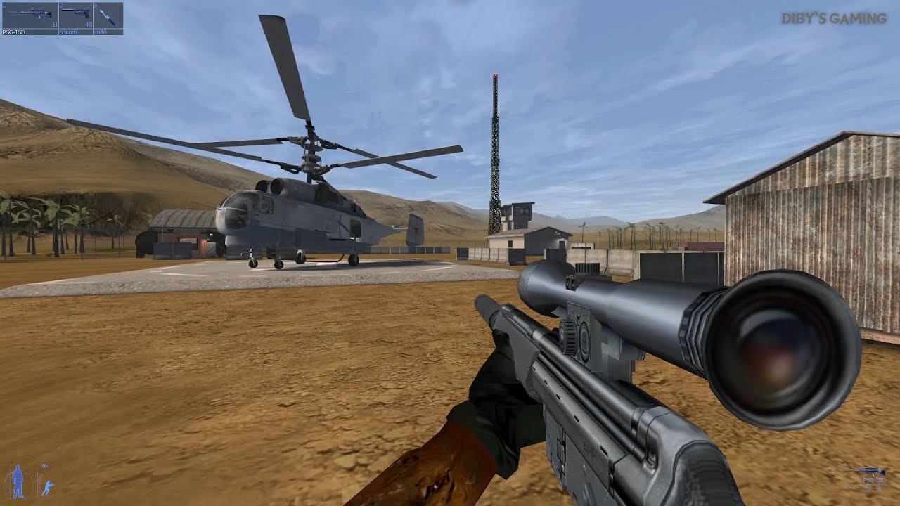 IGI-2 Mission 11 The Airfield (David Jones rank) Neonix Patch [1080p 60fps]