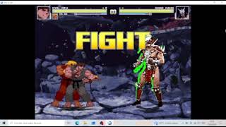 evil ryu y evil ken vs shao khan/MUGEN cpu vs cpu