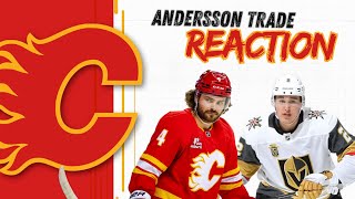 Reaction Flames Trade Andersson To The Golden Knights For Whitecloud, Abram Picks