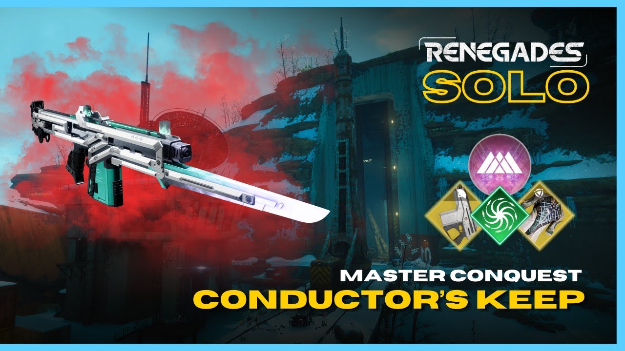 Mataiodoxia & Monte Carlo - Solo Flawless Master Conquest "Conductor's Keep" - Destiny 2 Renegades