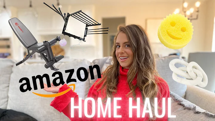 Amazon Home Haul! Organization, decor, and gym equ...