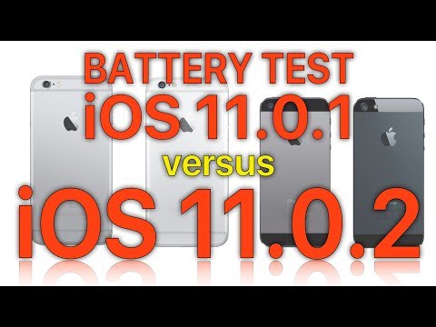 iOS 11.0.2 Battery Life : Has it improved compared to iOS 11.0.1? iPhone 7/6S/6/5S Test